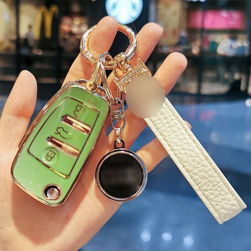 TPU ฝาครอบกุญแจรถ Fob สําหรับ Audi A1 A3 A4 A5 A6 A7 B6 B7 B8 Q2 Q3 Q5 Q7 C5 C6 8P 8V 8L R8 S4 S5 S6