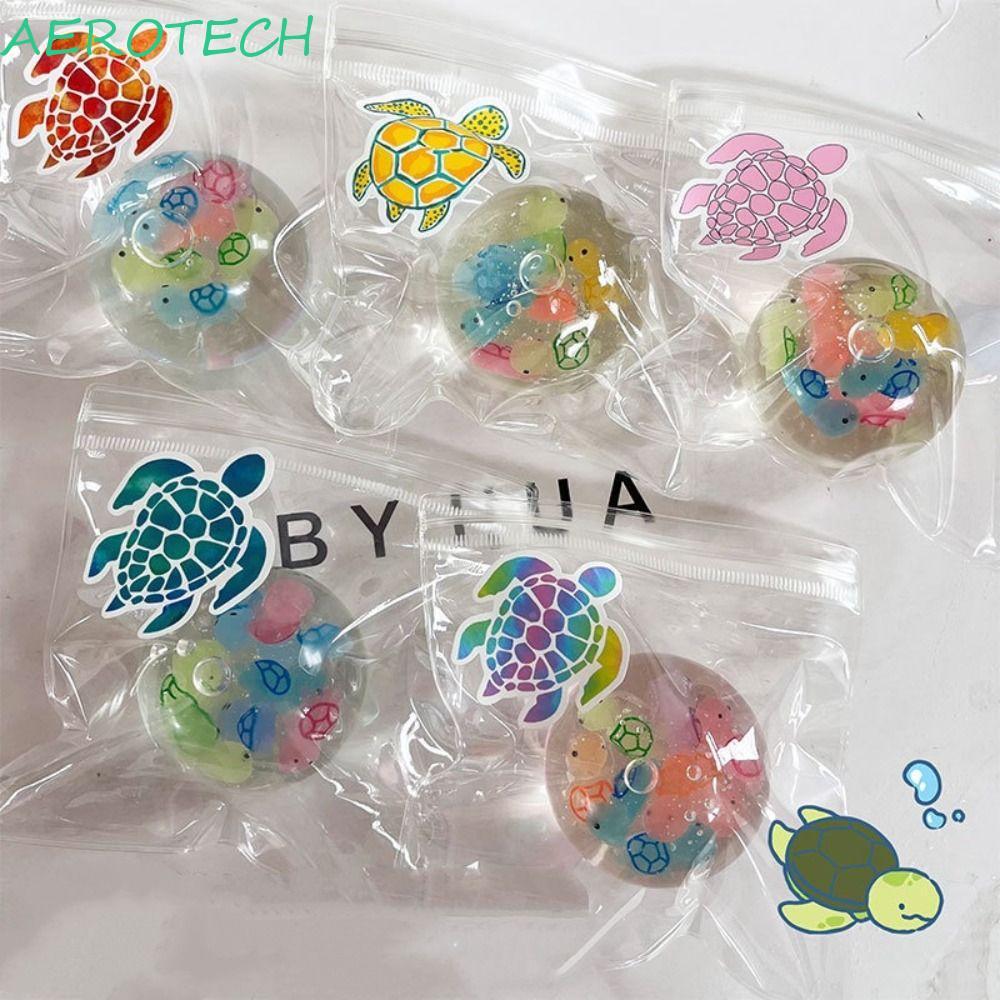 AEROTECH Squishy Fidget Ball, Slow Rising Handmade Maltose Squishy, Creative Cute Clear Pinch Finger