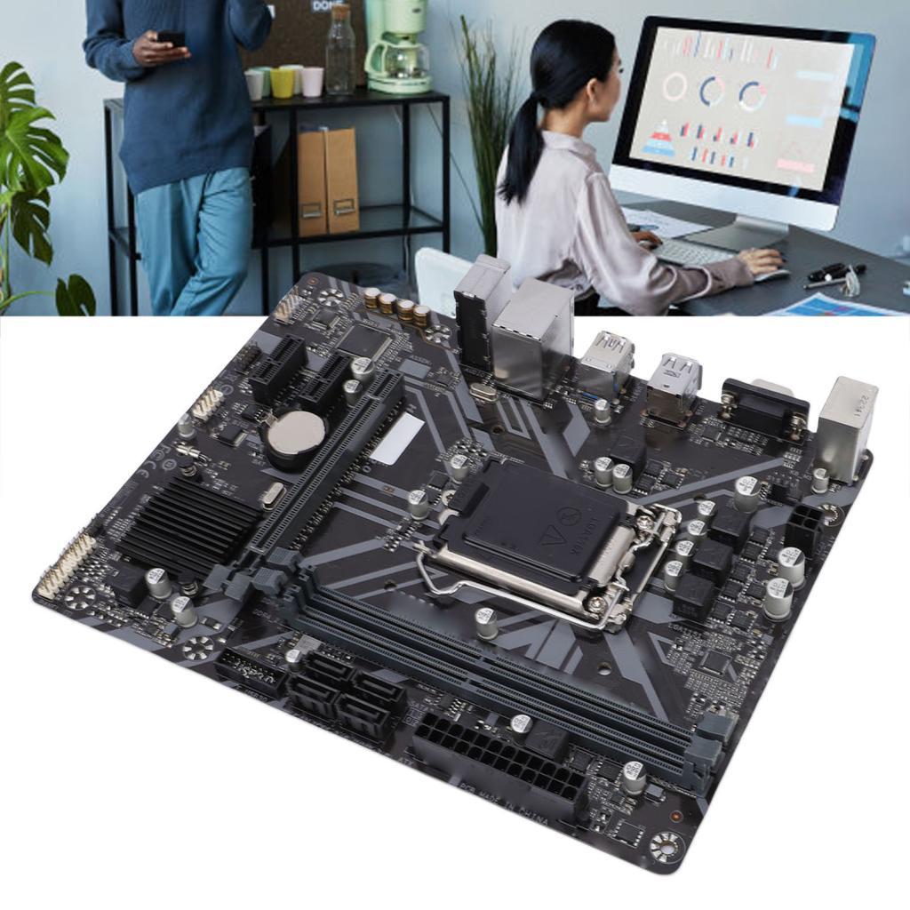 Wisoqu H310M S2 เมนบอร์ด ATX DDR4 LGA1151 รองรับ 8th 9th Gen Core i7 i5 i3 Pentium Celeron พร้อม LAN