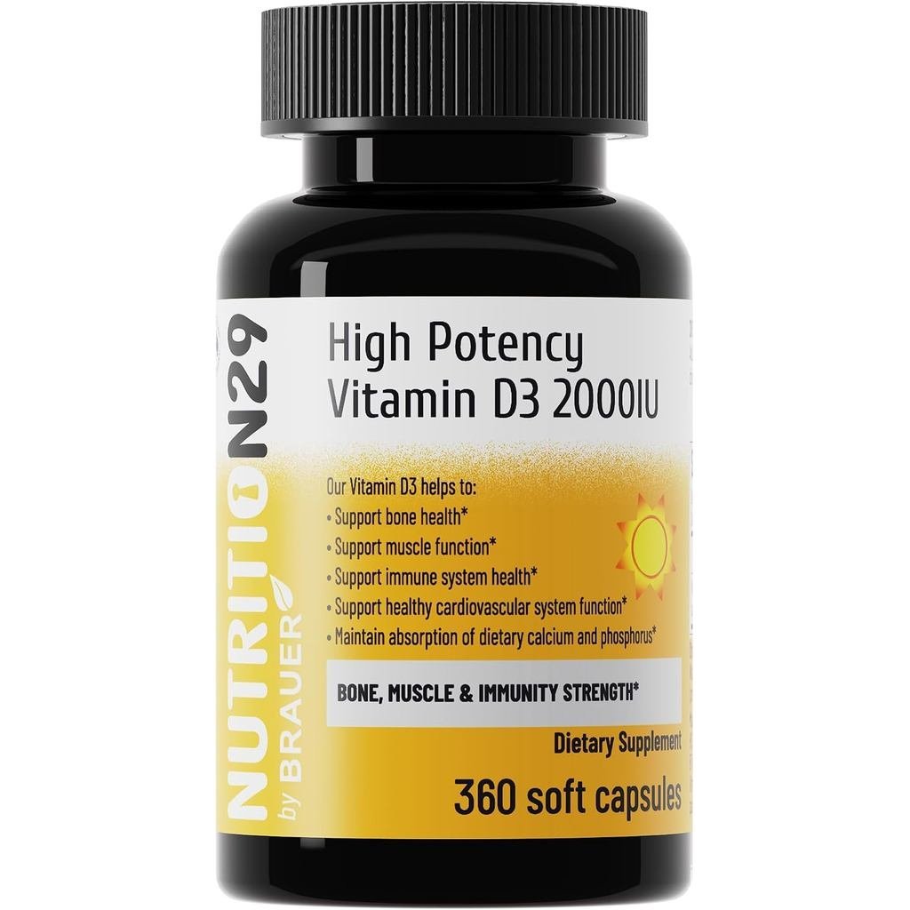 D3 2000 IU (50 mcg)360 Day ply D Softgels
