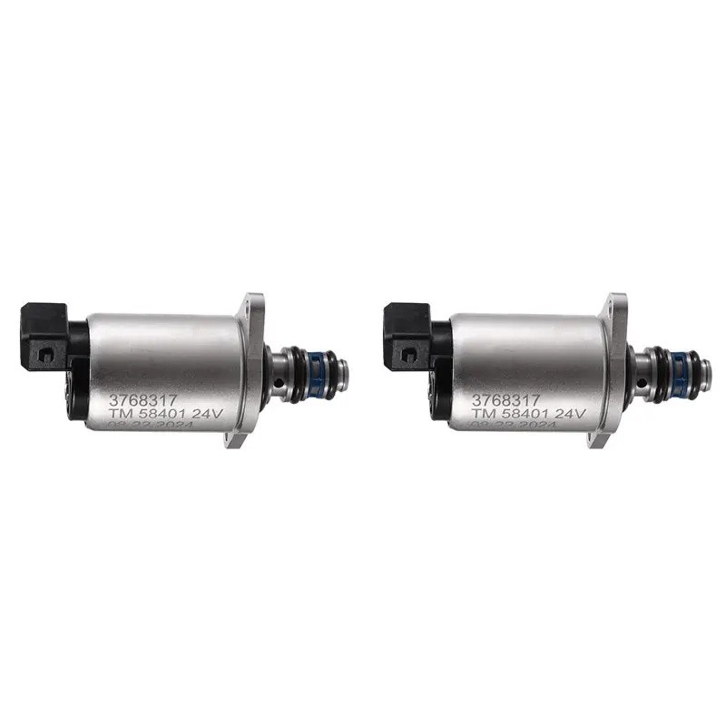 LJJ 2X 24V โซลินอยด์วาล์ว Proportional 376-8317 3768317 สําหรับปาร์กเกอร์ 923636.0756รถบรรทุกรถแทรกเ