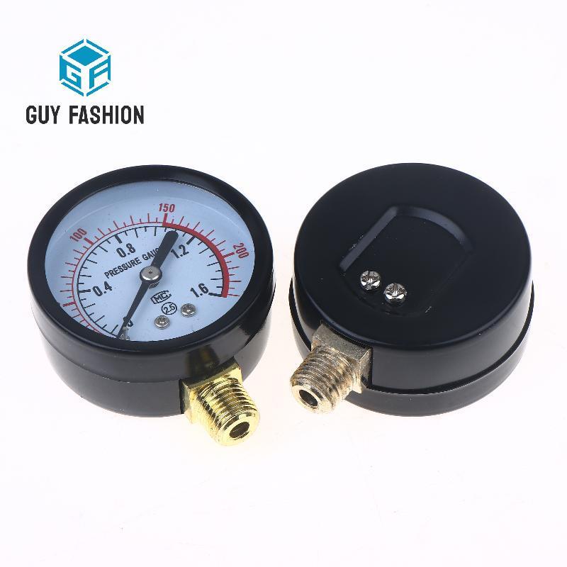 Man แฟชั่น 1 ชิ้น 0-25Bar 0-10Bar 0-12Bar ไฮดรอลิกของเหลวเครื่องมือวัด Air Compressor เครื่องวัดความ