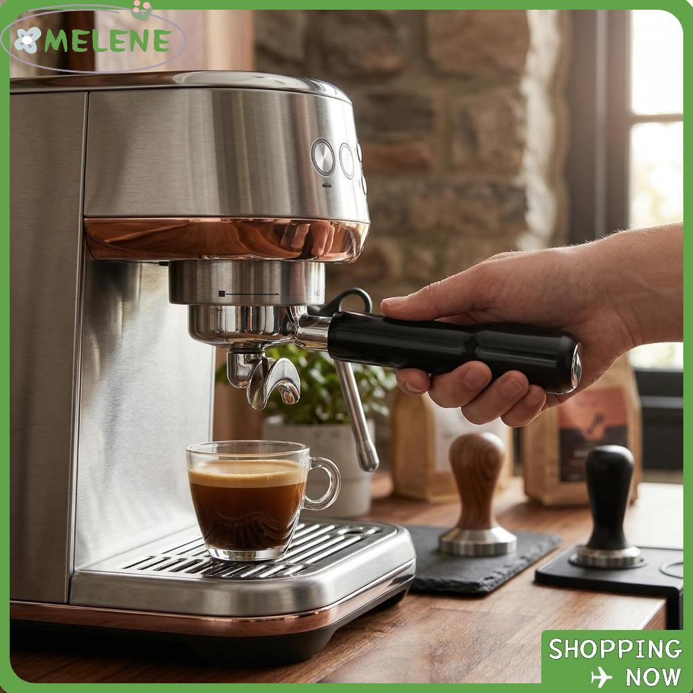 MELENE Coffee Portafilter Handle, M10 Thread 13.5 x 3.5 cm Portafilter Handle, Premium Round Base Er