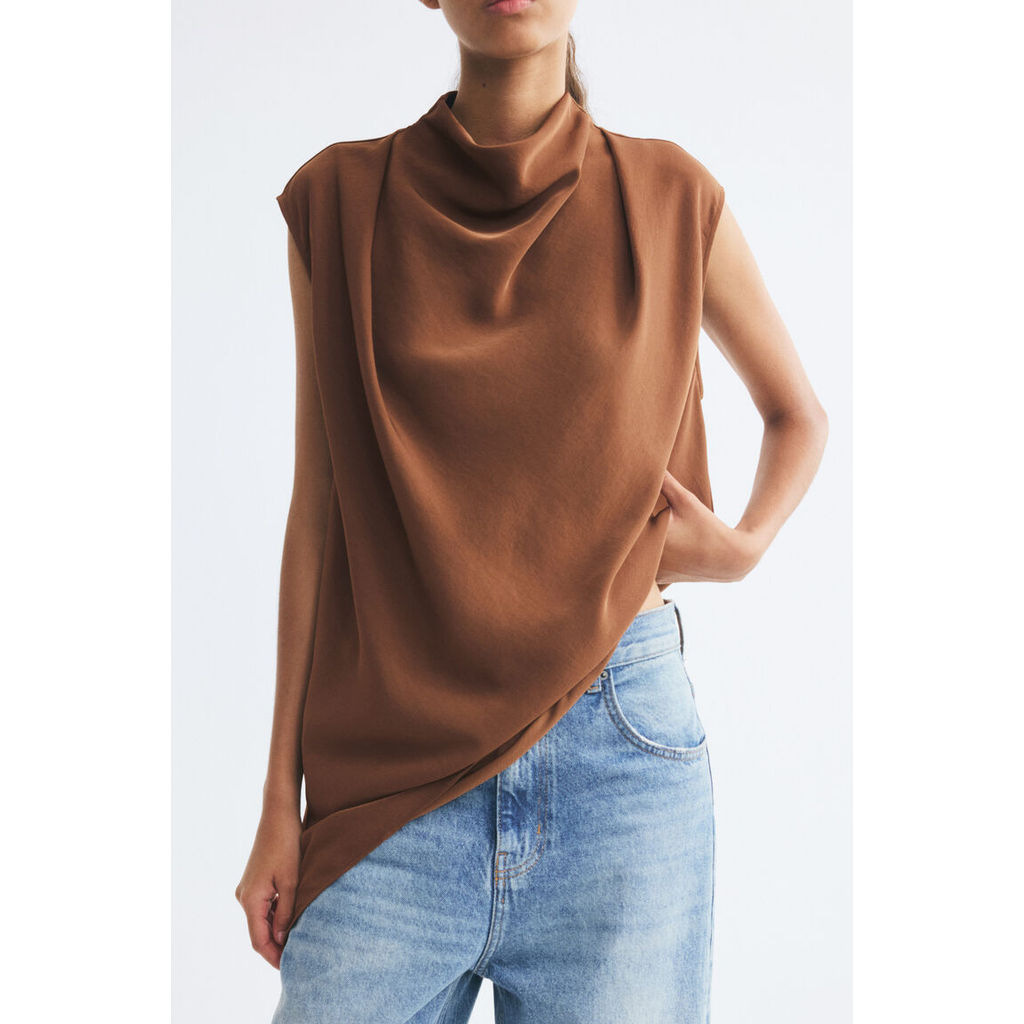 H&M توب نسائي غير متماثل — صورة 6
