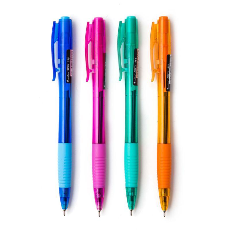 QUANTUM ปากกาลูกลื่น รุ่น Skate 555 สีน้ำเงิน ขนาด 0.5 มม. (50ด้าม) — صورة 2