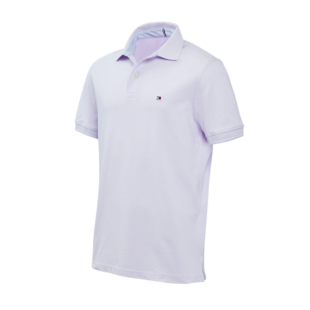 Tommy Hilfiger เสื้อโปโล ผู้ชาย รุ่น 78JA572 W0F - สีม่วง ทรง Regular — صورة 3