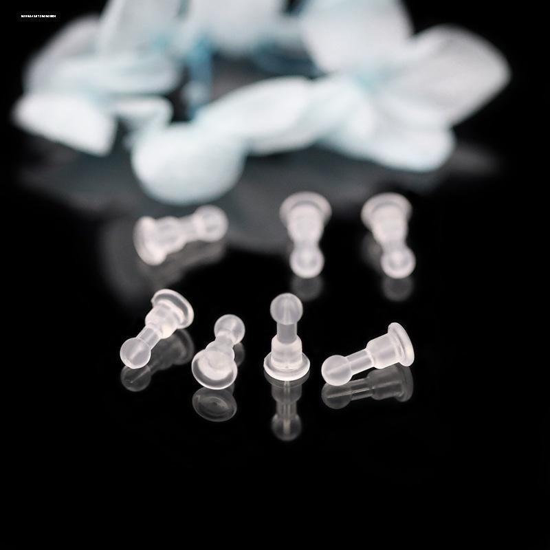 หูฟังคลิปติดหูแบบสองห่วง พลาสติกใส ไม่บีบคั้นใบvido ไม่หล่น