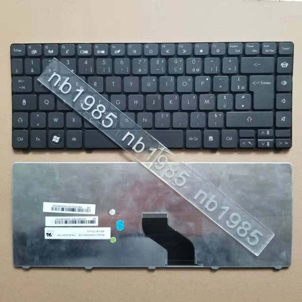 สําหรับ Acer 3810 3810T 4810 4810T 4739 4739Z French法文keyboard