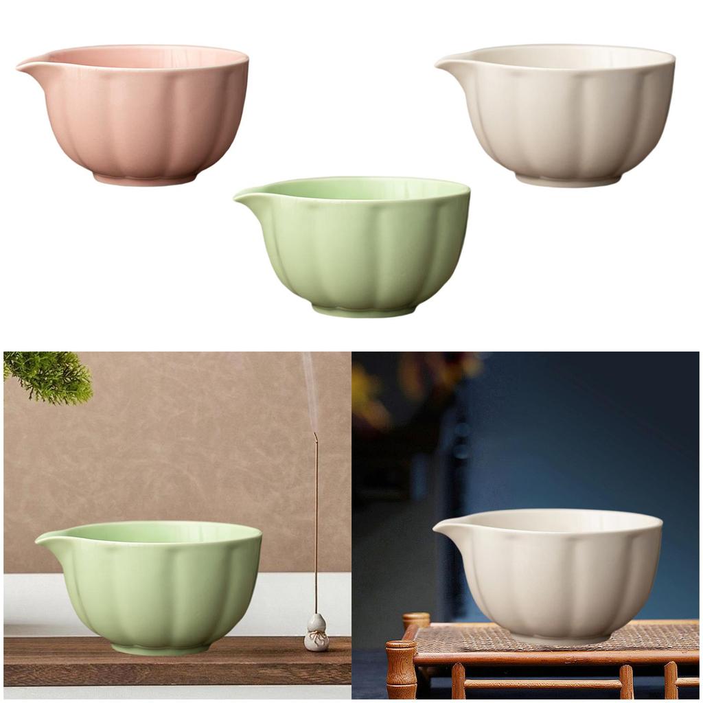 [mibum01eb] ชามมัทฉะ Matcha Chawan อุปกรณ์มัทฉะ ถ้วยชาญี่ปุ่นพร้อมพวยเทสําหรับห้องครัวบ้านห้องชาร้าน