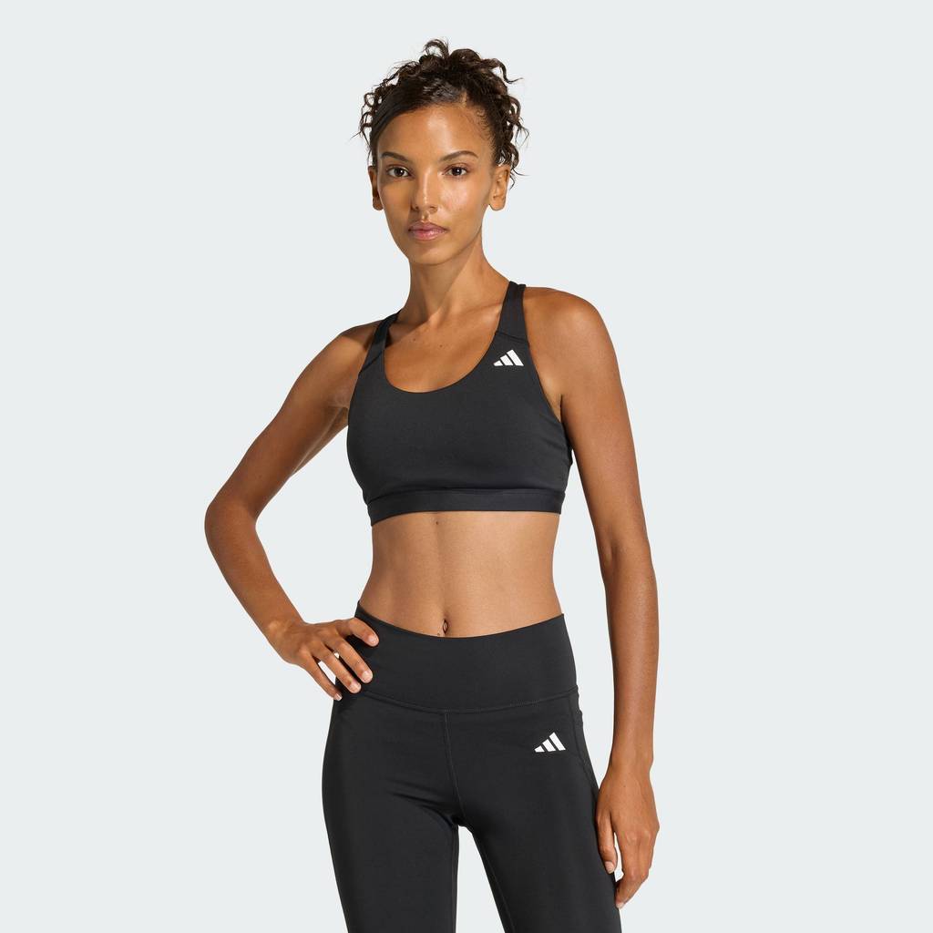adidas Gym & Training Optime Essentials Workout Medium Support Bra Women Black JN6892