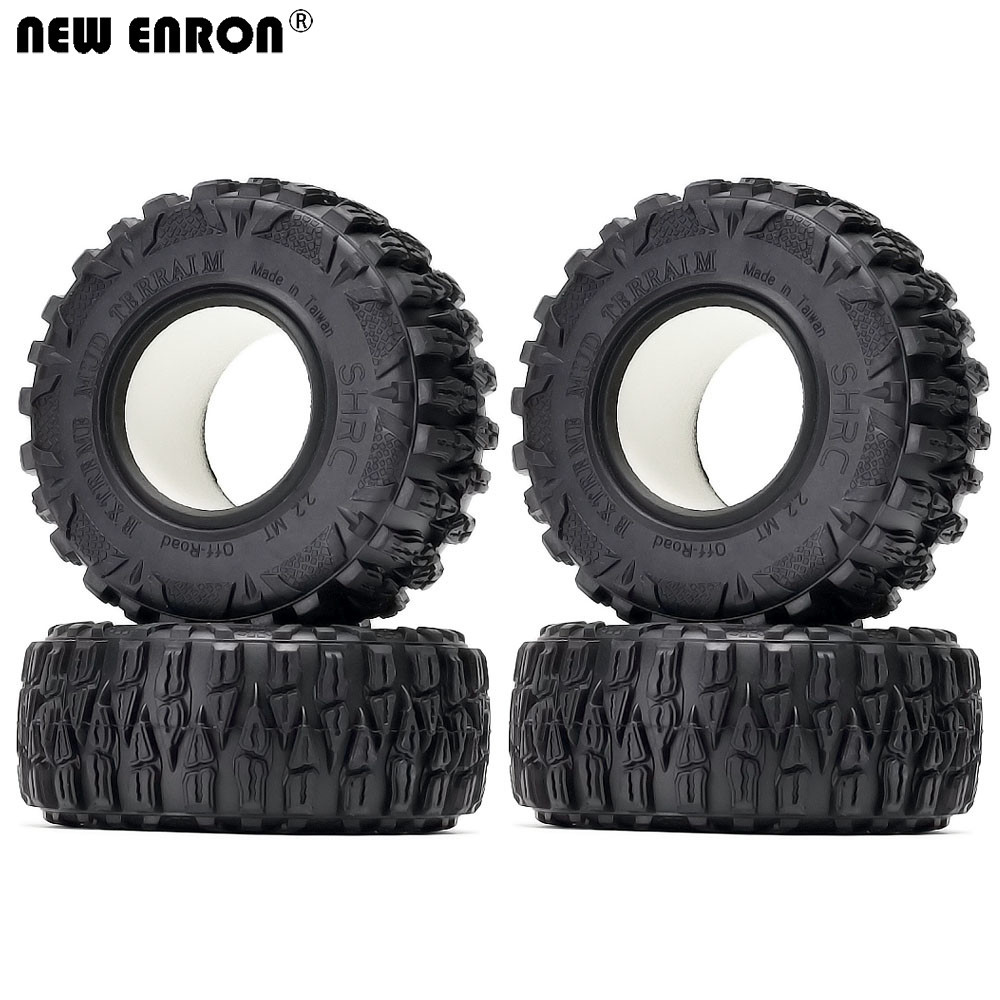 4 ชิ้น 2.2 "นิ้วยางนุ่ม 120 มม.Super Swamper Rocks Tyre rc ยางสําหรับ RC 1/10 รถ Axial SCX10 TRX4 KM2 YETI RR10 Wraith