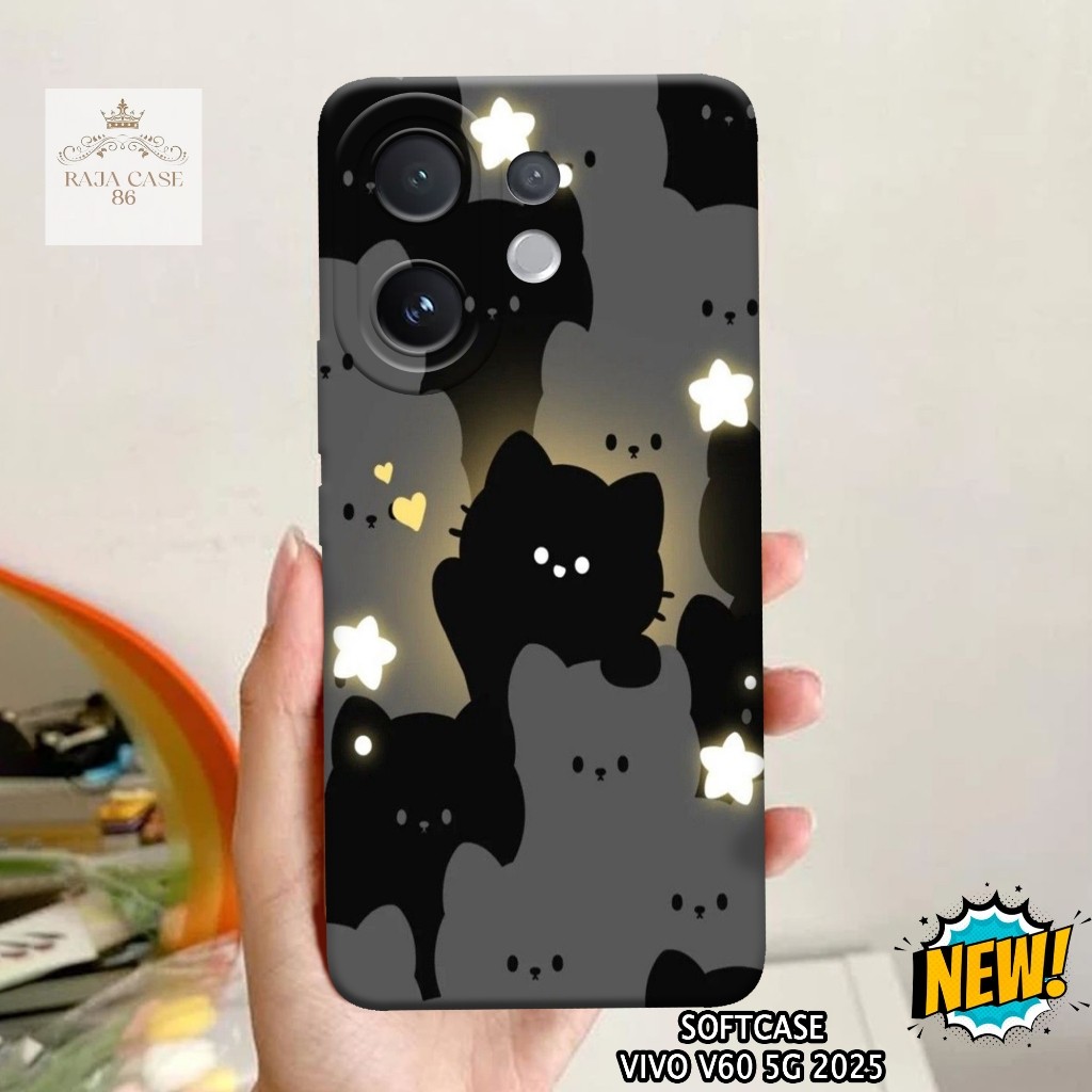 เคส HP Vivo V60 5G 2025 - เคส Vivo V60 5G ล่าสุด - เคสการ์ตูน Motif - ตัวป้องกันมือถือ - Vivo V60 5G