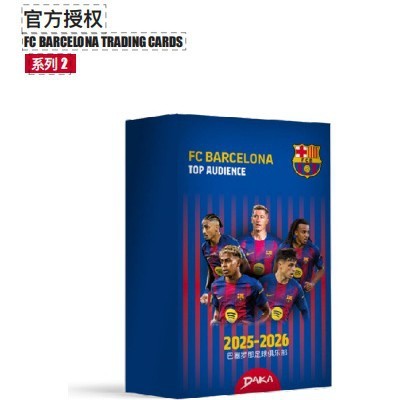 Daka 2025-26 Game Season Barcelona TOP AUDIENCE Star Card Merchandise Collection [yfy]