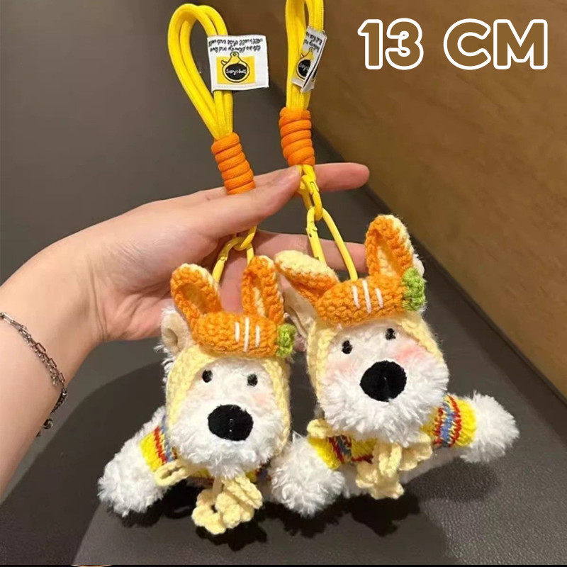 ของขวัญปีใหม่! จี้สัตว์ขนปุ๋มน่ารัก สำหรับแขวนรถยนต์ กระเป๋า กุญแจ ของตกแต่งสุดพิเศษ