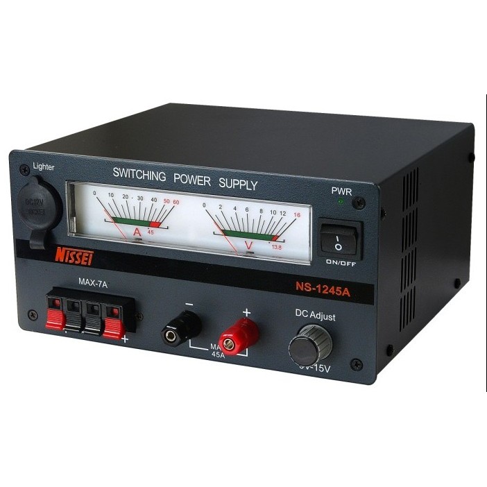 รับประกัน NS-1245A 13.8V แหล่งจ่ายไฟโหมดสลับ 45Amps ปรับได้