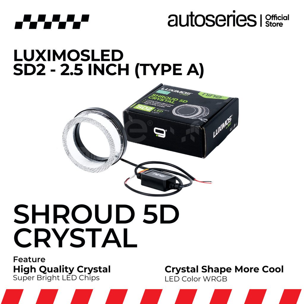 LUXIMOS Shrud Bild 2.5 นิ้ว RGB Apps อะคริลิคยินดีต้อนรับ Sein Shroud โมดูลวงกลม Angel Eyes SD2A