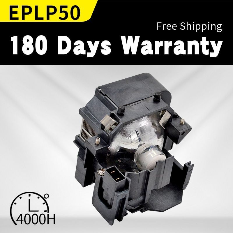 โคมไฟโปรเจคเตอร์ ELPLP50 สําหรับ E PSON EB-826W EB-84 EB-84e EB-84he EB-85 EMP-825 EMP-84 E