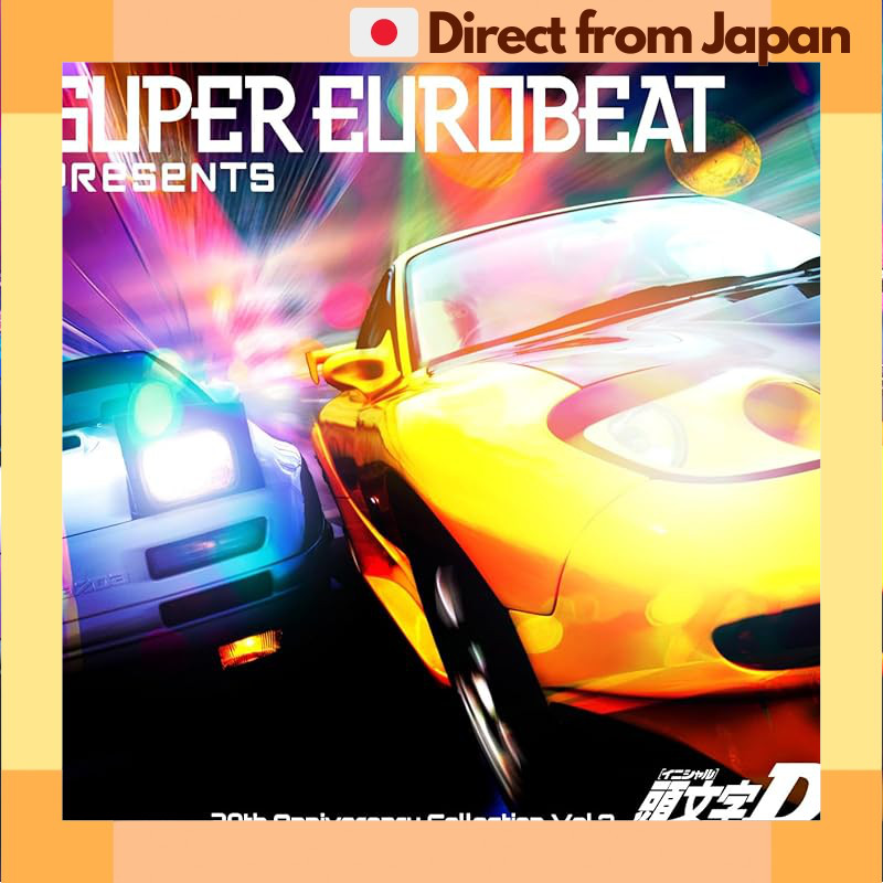SUPER EUROBEAT Initial D 30th Anniversary Collection Vol 2 Non Stop Mix 2CD [Japan Shipped]