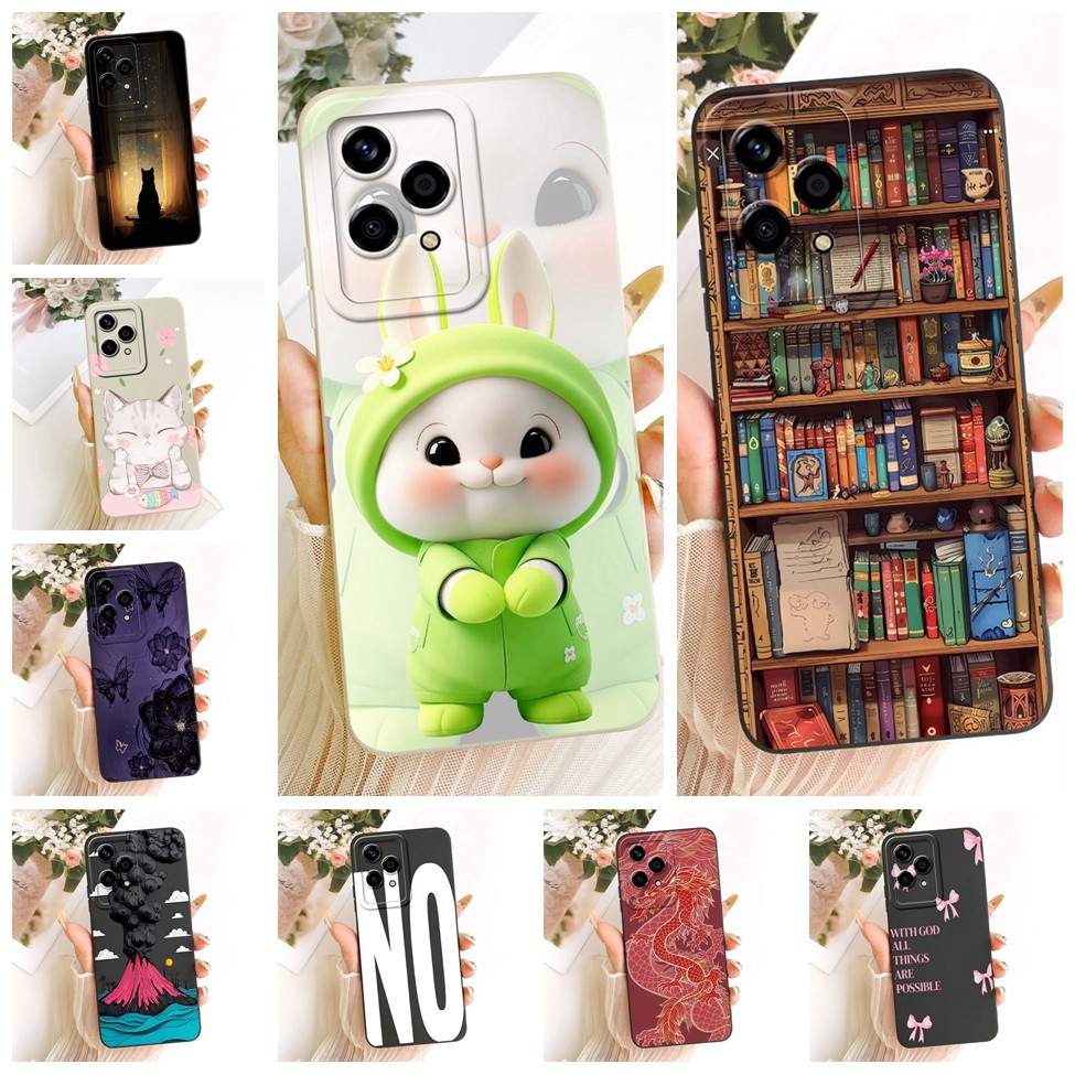 Cover Honor 200 Lite 5G กรณี LLY-NX1 ซิลิโคนแฟชั่นหรูหรา Cool Kawaii น่ารักทาสีปลอก Honor 200Lite 5G