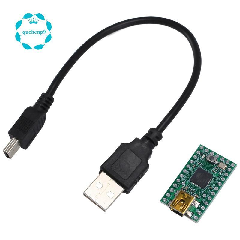 [Fast Q9]Teensy 2.0 USB AVR ATMEGA32U4 บอร์ดพัฒนาดิสก์ U พร้อมสายเคเบิลข้อมูลสําหรับ
