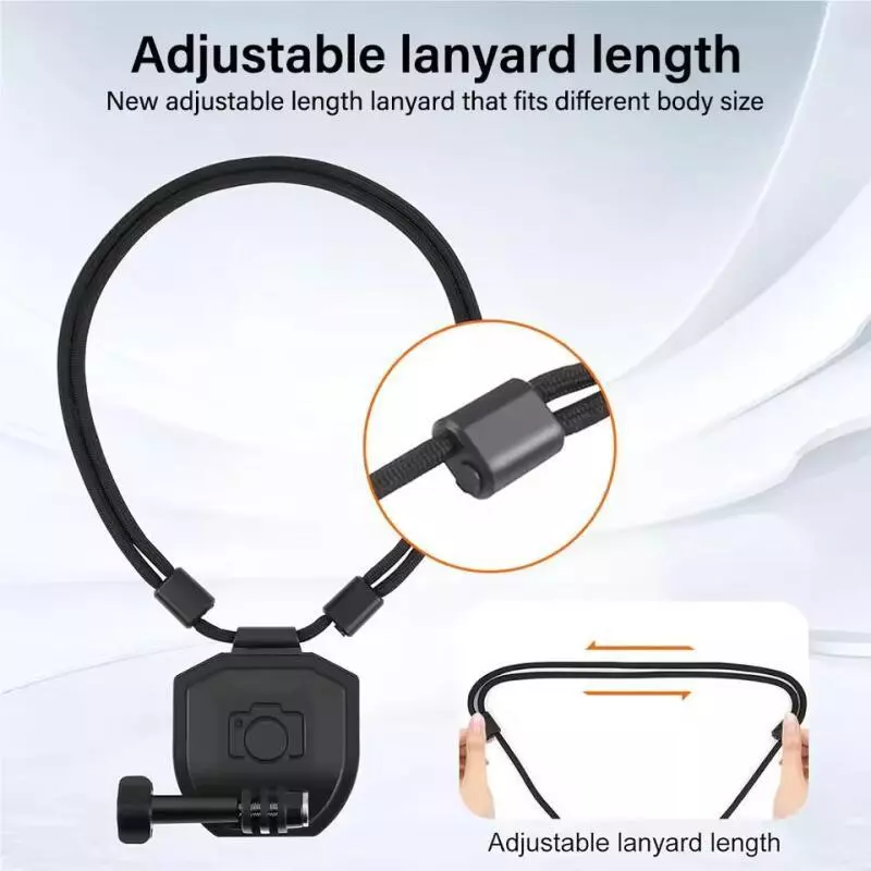 สายรัดคอแม่เหล็กยึดอะแดปเตอร์ติดตั้งกลั้งสำหรับ DJI Osmo 360/Nano Action 5 Pro/4 Gopro/Pocket 4/3/Insta360ขาจับกล้อง thumbnail 5