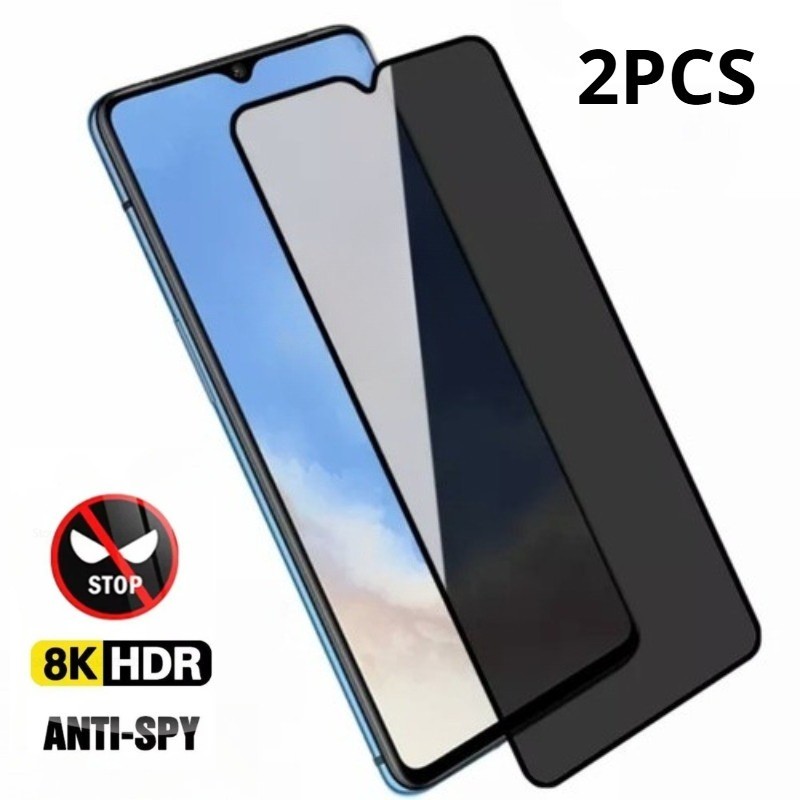1-2Pcs Anti Spy กระจกนิรภัยสําหรับ itel A90 A80 A70 A60s A60 ความเป็นส่วนตัวสีดําขอบป้องกันหน้าจอสํา