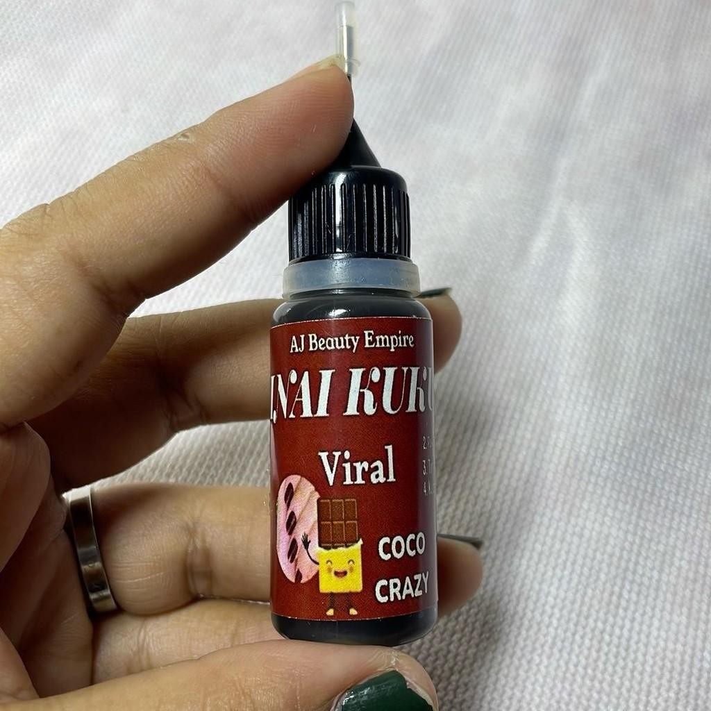 HALAL Nail Viral Henna Variations ยาวนาน Wudhu และสวดมนต์ HALAL Black Pink Red Polish