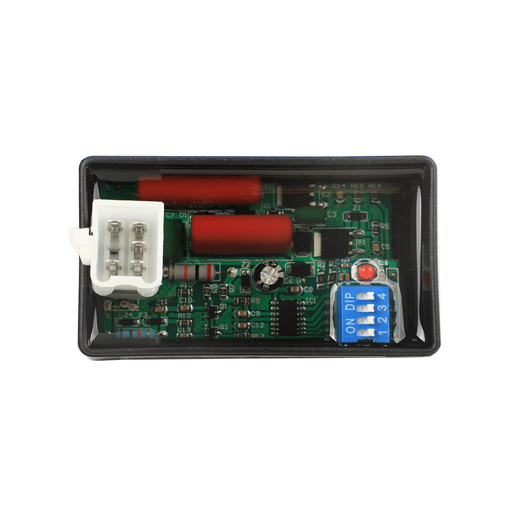 อุปกรณ์รถจักรยานยนต์ CDI 5-Pin AC ปรับ DIP สวิทช์จํากัด 4000-12000 เหมาะสําหรับ DY100