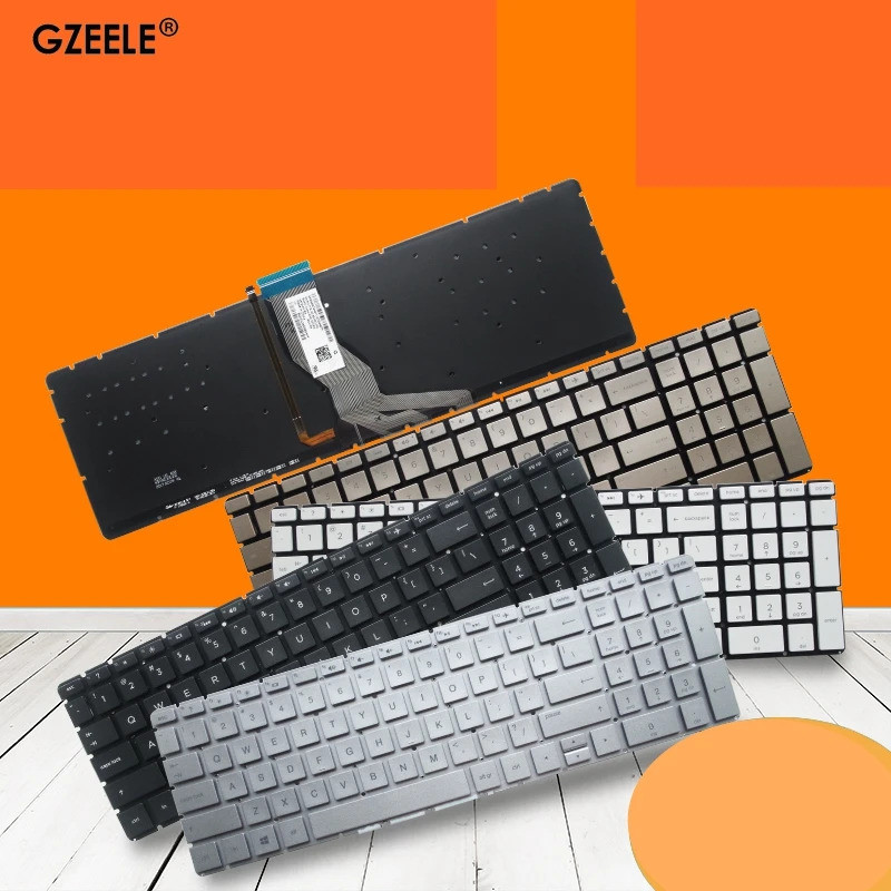US แป้นพิมพ์แล็ปท็อปสําหรับ HP 15-DY 15M 15g-br 15g-bx15s-eq 15s-er 15s-fr 15s-fq 15Q-BD 15-CC 17G-B