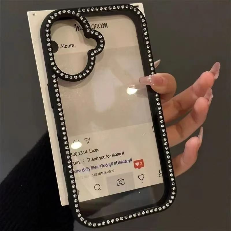 เคสทรศัพท์ For Samsung A55 5G A16 A26 A36 A56 S24 FE 5G เคสโทรศัพท์ลายดาวและเพชร