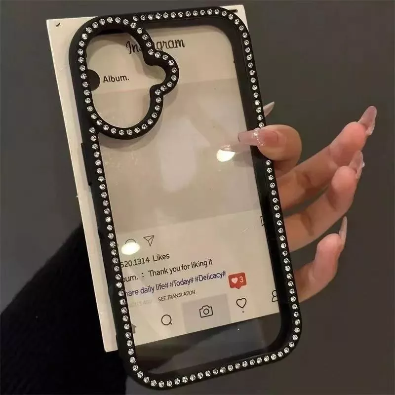 เคสทรศัพท์ For Samsung A55 5G A16 A26 A36 A56 S24 FE 5G เคสโทรศัพท์ลายดาวและเพชร