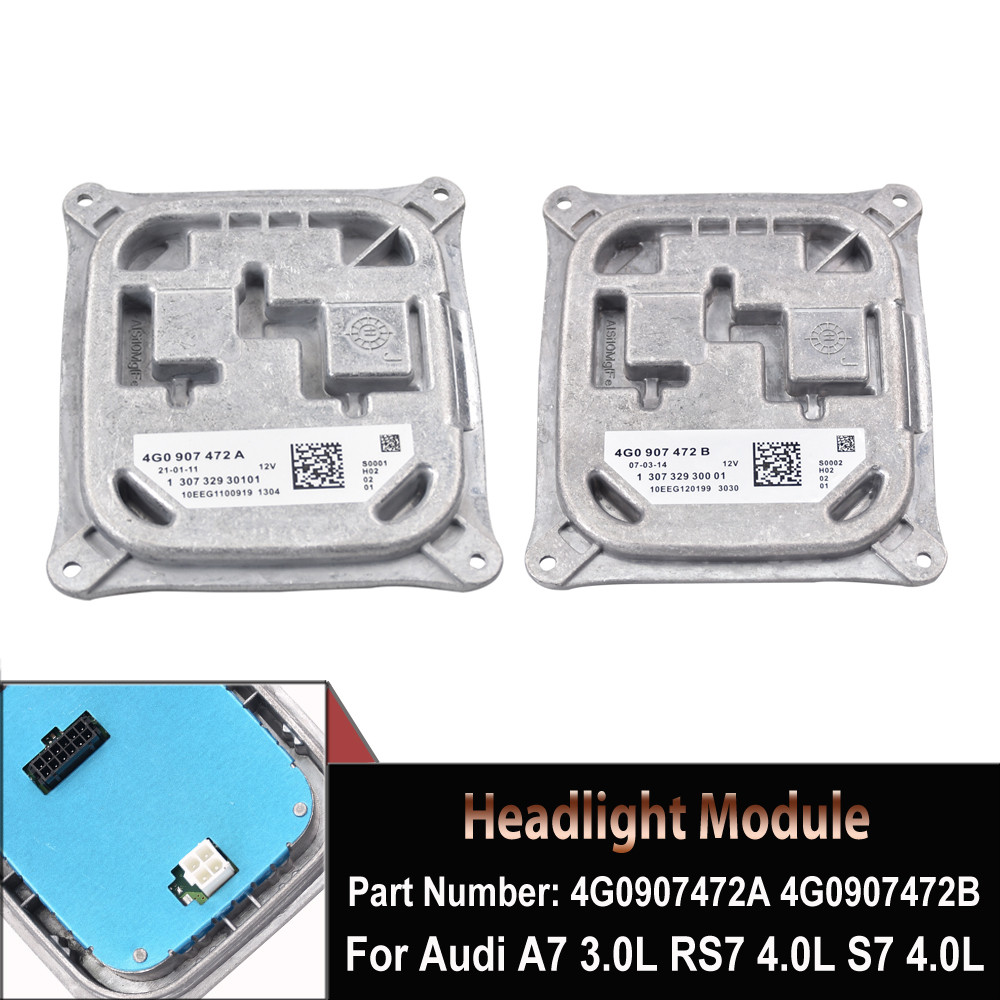 4G0907472ด้านหน้า LED Light Control โมดูลโมดูลบัลลาสต์อัตโนมัติสําหรับ Audi A7 3.0L S7 RS7 4.0L 2012