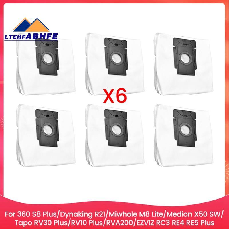 [ขายร้อน L]ถุงเก็บฝุ่นสําหรับ 360 S8 Plus, Dynaking R21, MiAll M8 Lite, X50 SW, RV30 Plus/RV10 Plus/