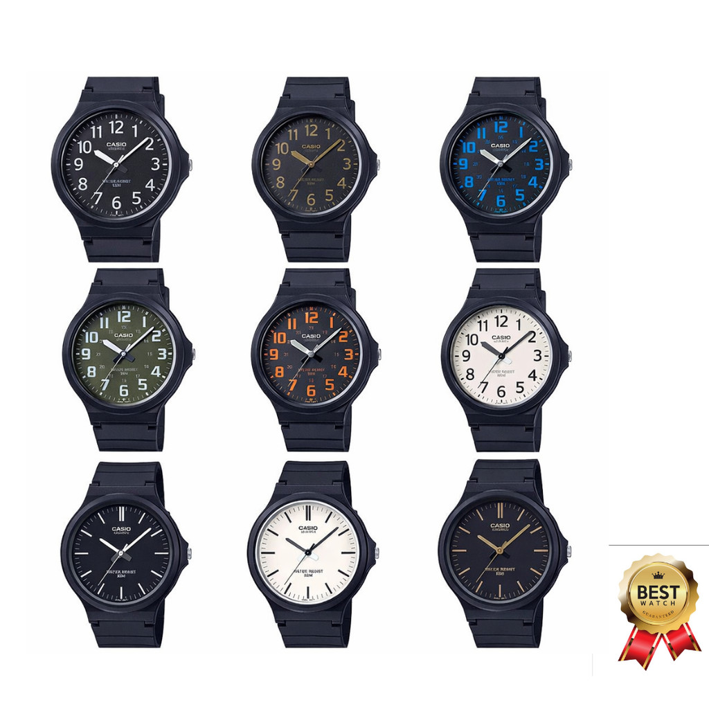 CASIO นาฬิกาข้อมือ รุ่น MW-240-1B | MW-240-1E2 | MW-240-7B | MW-240-3B