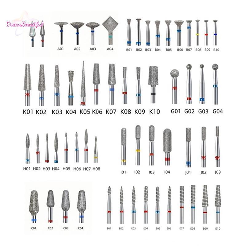 <DBFl-t>เจาะเล็บ Bit Mill Cutter ทั้งหมดสําหรับเล็บเครื่อง Bit เครื่องมืออุปกรณ์เสริม Cuticle Clean สําหรับถอดเล็บเจลใหม่