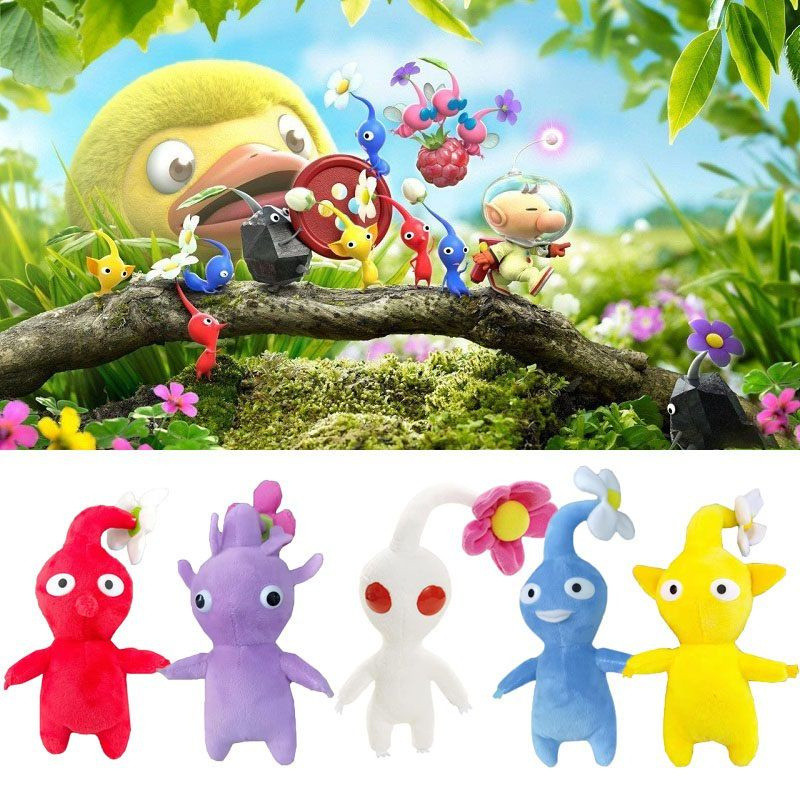 CCYOY Pikmin ตุ๊กตาของเล่นตุ๊กตาดอกไม้ Bud Leaf ตุ๊กตาตุ๊กตาการ์ตูนตุ๊กตาสําหรับเด็กของเล่นเด็กหญิงข