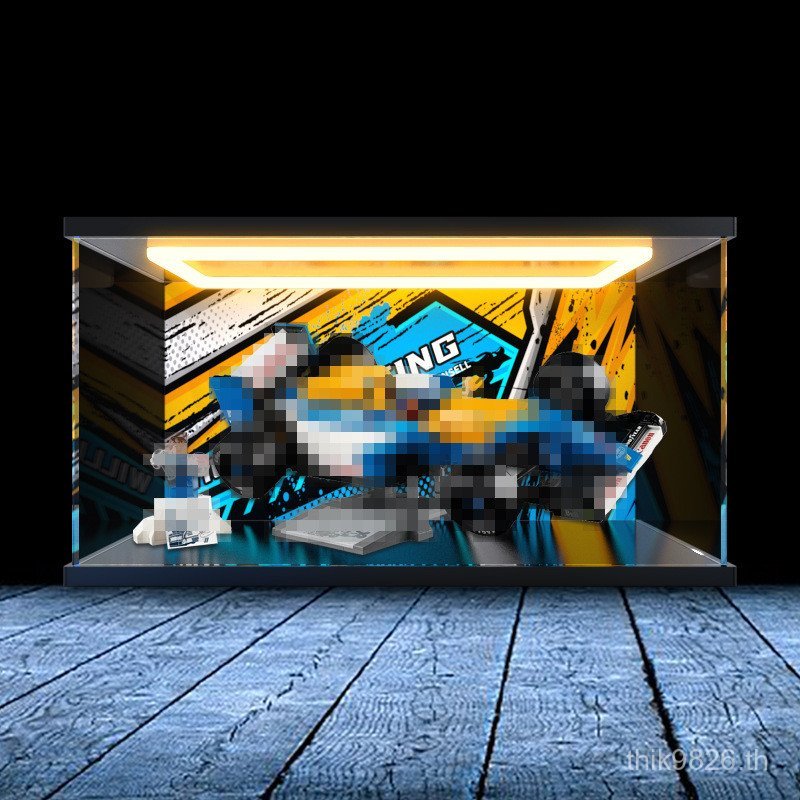 เหมาะสําหรับ Williams Fleet FW14B และ Nigel Mansel 10353 Back Light ประเภทกล่องเก็บอะคริลิค OBWB