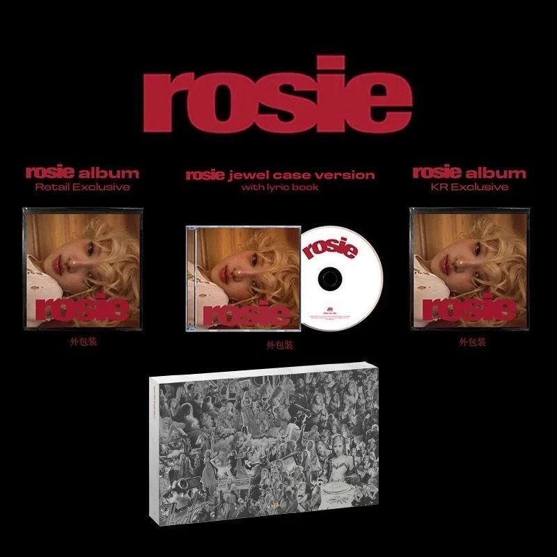 R ROSE Park Chae Young Solo อัลบั้ม solo2 rosie Square Merchanded Photocard โปสเตอร์ BLAINK