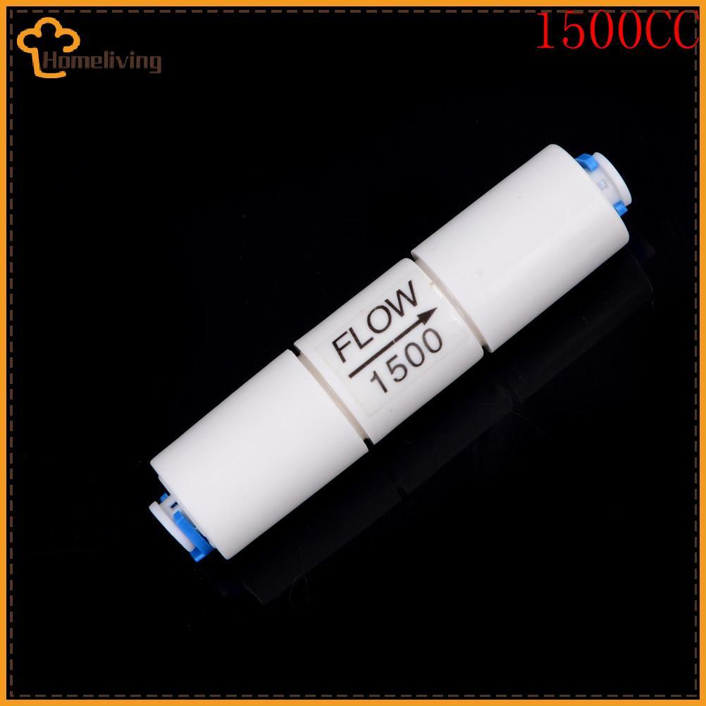 HOME 1/4" Flow Rectrictor 300CC-1500CC พร้อม Qui Connect สําหรับ RO Reverse Osmosis TH