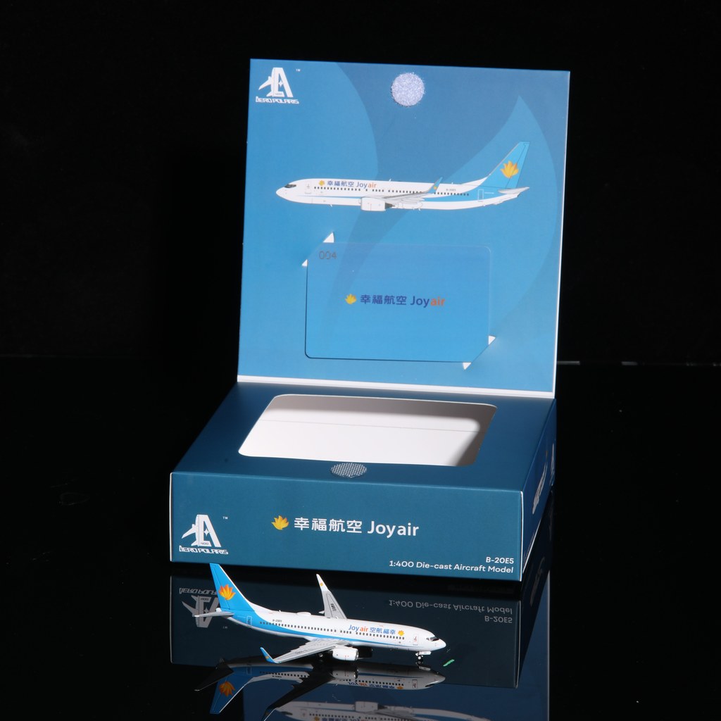 จัดส่ง 24H - Aero Polaris HA7380031 1: 400 Happy Airlines B737-800 B-20E5 ระดับไฮเอนด์