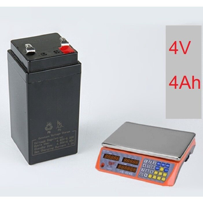 แบตเตอร์รี่แห้ง 4V4AH สำหรับเครื่องชั่งดิจิตอลทั่วไปและอื่นๆ