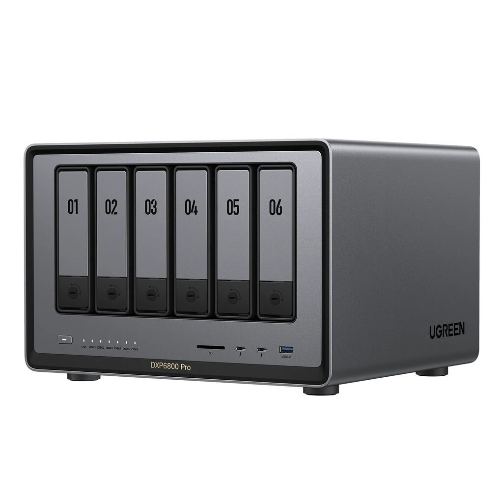 UGREEN NASync DXP6800 Pro (6-Bay Dual 10GbE NAS) ประกันไทย 3 ปี (ไม่รวม HDD)