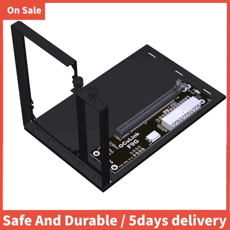 F9G-BK7 EGPU OCuLink GPU Dock PCIe4.0 X4 โน้ตบุ๊คแล็ปท็อปภายนอกกราฟิกการ์ด M.2 OcuLink to PCIE X16 อ