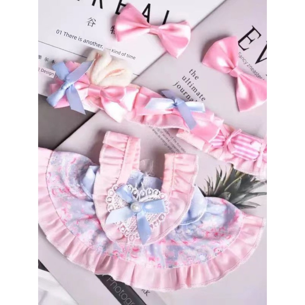 ชุดตุ๊กตา 10 cm ชุดตุ๊กตา 10cm พร้อมสต็อกชุดกระโปรงน่ารักอุปกรณ์เสริมตุ๊กตาผ้าฝ้าย