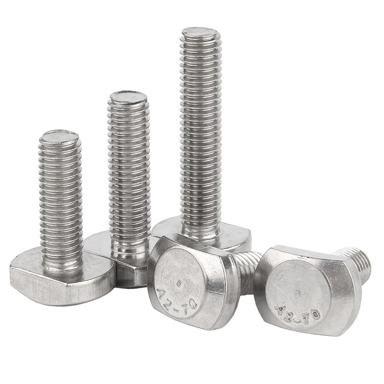 M5 M6 M8 M10 M12 สแตนเลสสลักเกลียว304ตัว T-Head มมสกรูแบบ T-Slot GB37 [CYG-FC-9]