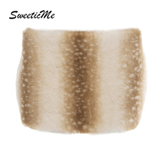 SweeticMe กระโปรงมินิขนซิปเอวต่ําแฟชั่นใหม่