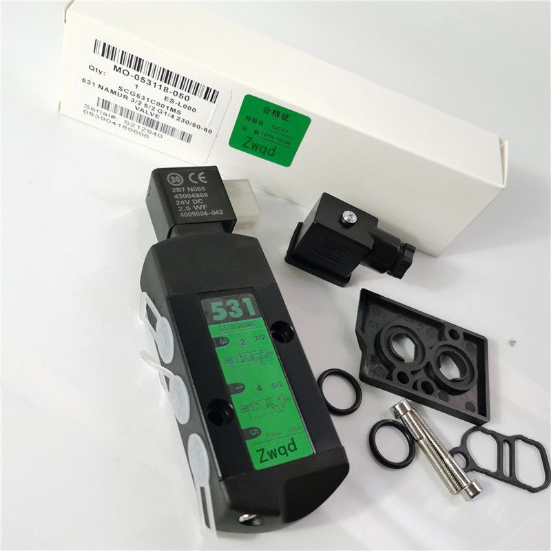 โซลินอยด์วาล์ว SCG531C001MS วาล์วถอยหลัง AC220V DC24V 531 G531C001MS