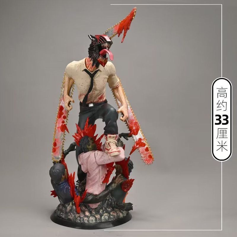 【พร้อมส่ง】shf chainsaw man d gray man figure Chainsaw Makima เลื่อยยนต์ อนิเมะ Denji Power Denji cha