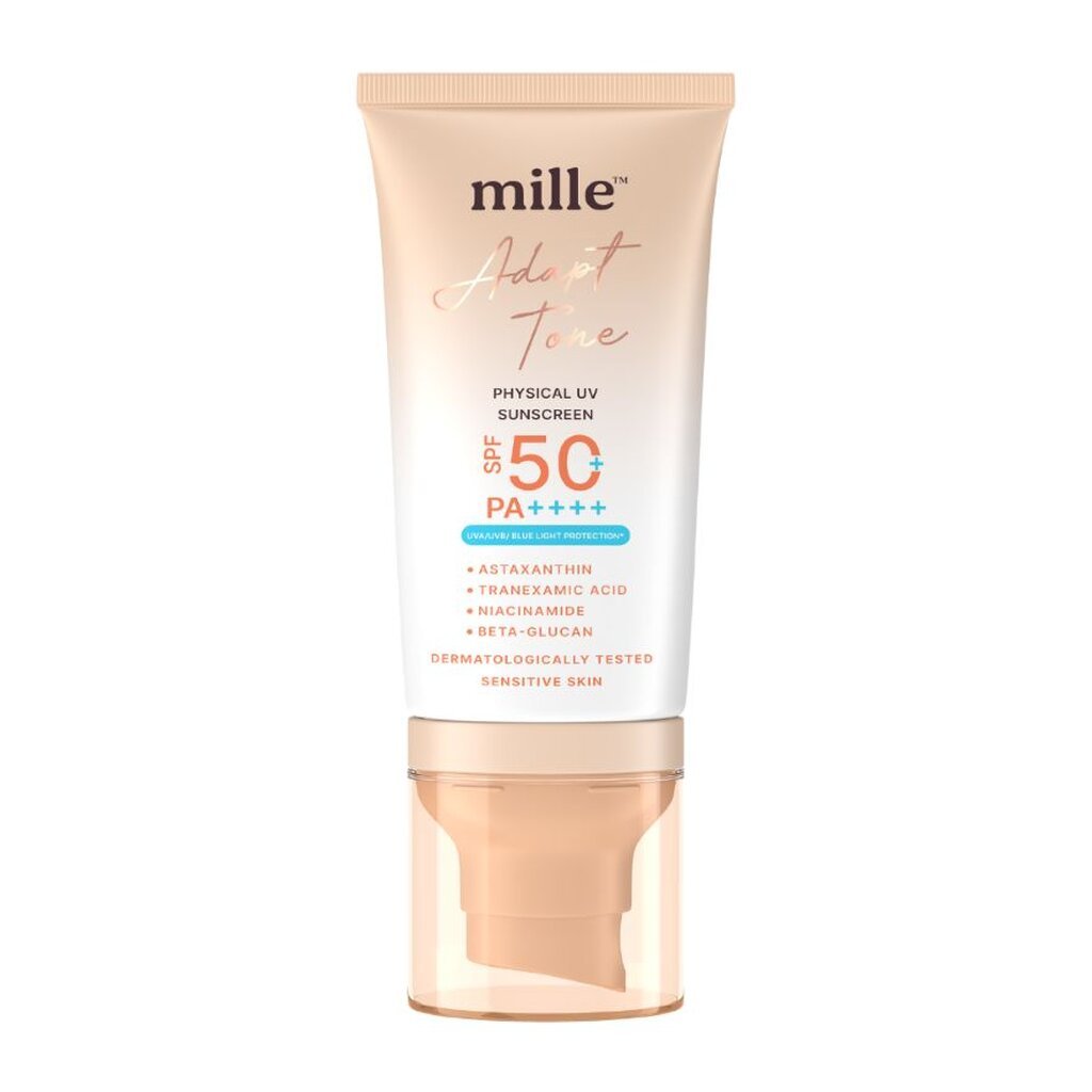 Mille มิลเล่ อเดป โทน ฟิซิคอล ยูวี ซันสกรีน SPF50+ PA++++ 40ก.