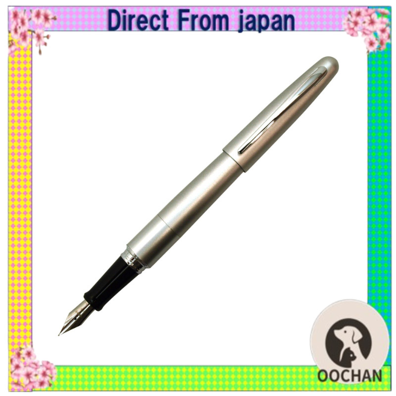 PILOT ปากกาหมึกซึม มันเนนฮิตสึ โคคูน สีเงิน หัวเขียนเล็ก FCO3SRSF【Direct from Japan】